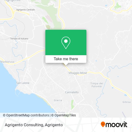 Agrigento Consulting map