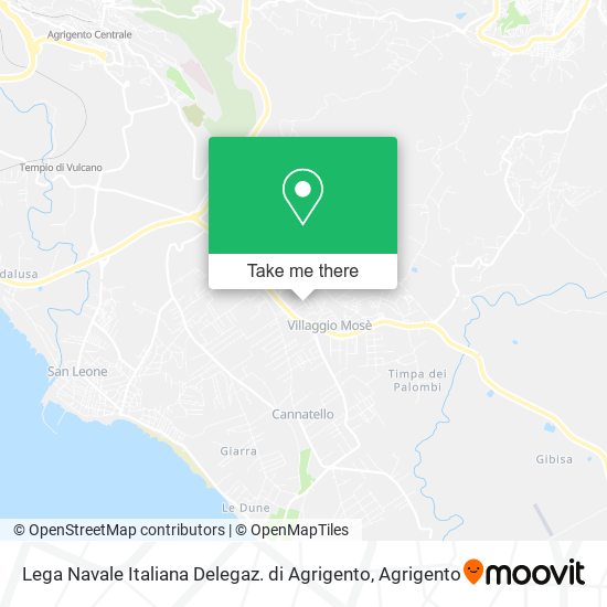 Lega Navale Italiana Delegaz. di Agrigento map