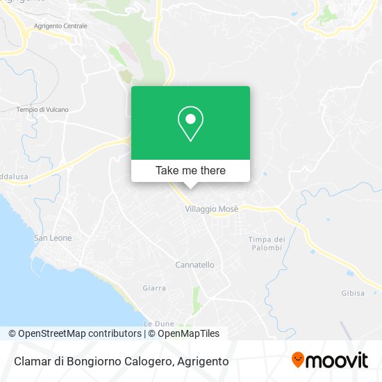Clamar di Bongiorno Calogero map