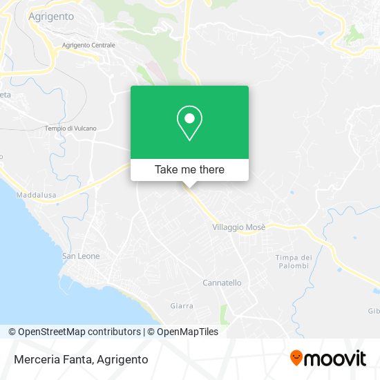 Merceria Fanta map