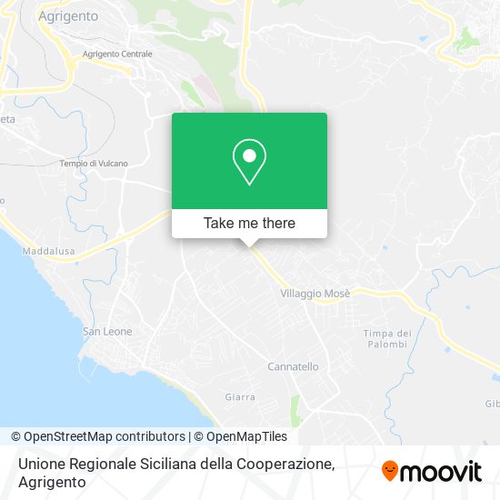 Unione Regionale Siciliana della Cooperazione map