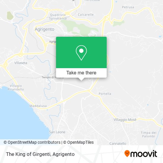 The King of Girgenti map