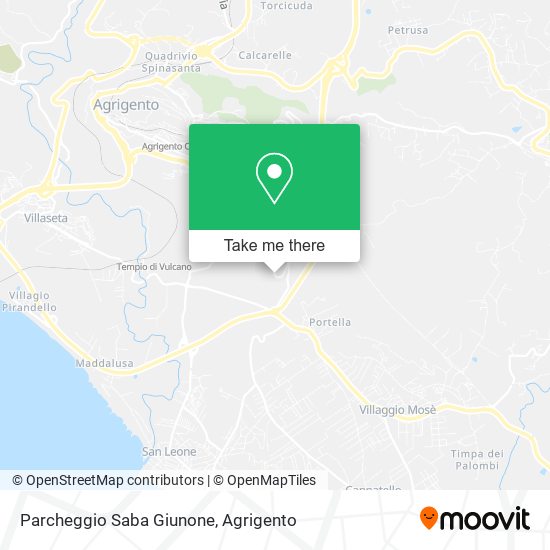 Parcheggio Saba Giunone map