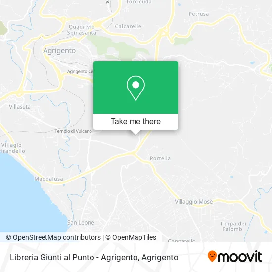 Libreria Giunti al Punto - Agrigento map