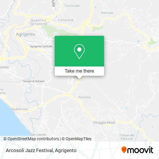 Arcosoli Jazz Festival map