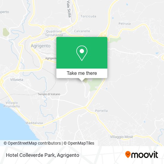 Hotel Colleverde Park map