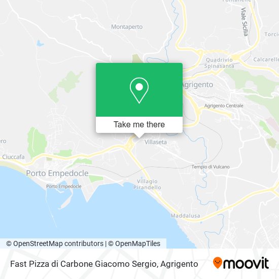 Fast Pizza di Carbone Giacomo Sergio map