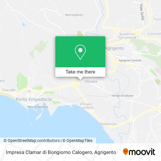 Impresa Clamar di Bongiorno Calogero map