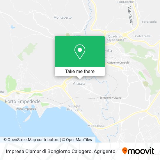 Impresa Clamar di Bongiorno Calogero map