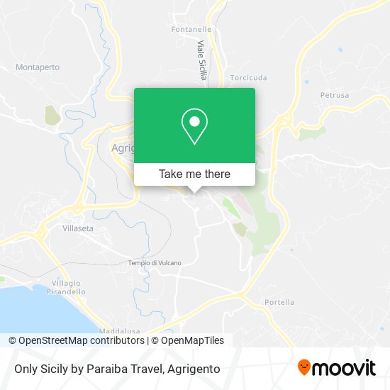 Only Sicily by Paraiba Travel map
