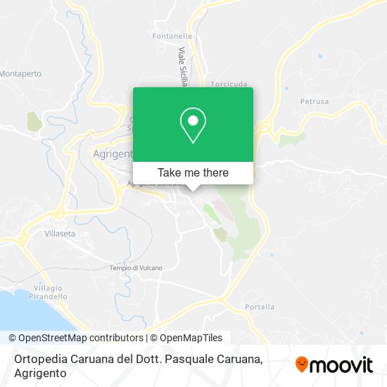 Ortopedia Caruana del Dott. Pasquale Caruana map