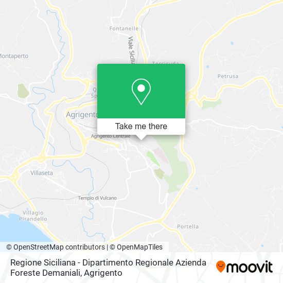 Regione Siciliana - Dipartimento Regionale Azienda Foreste Demaniali map