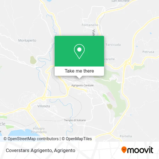 Coverstars Agrigento map