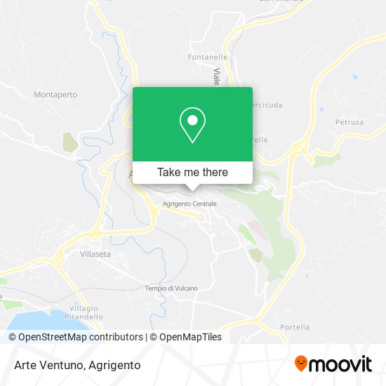 Arte Ventuno map