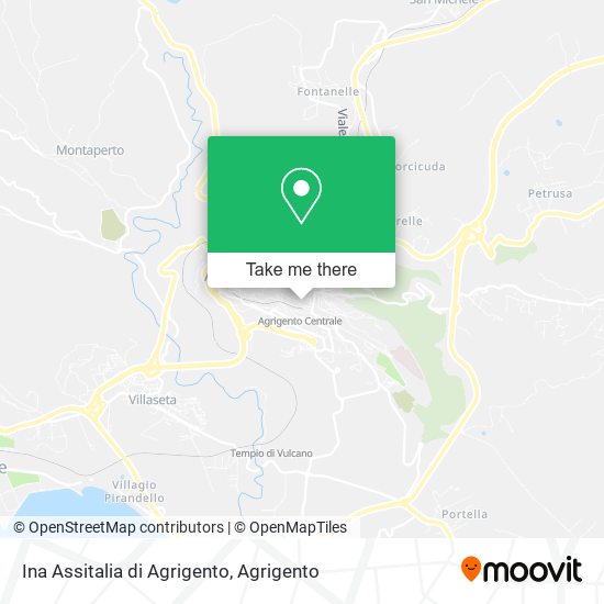 Ina Assitalia di Agrigento map