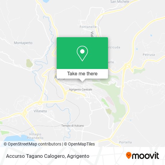 Accurso Tagano Calogero map