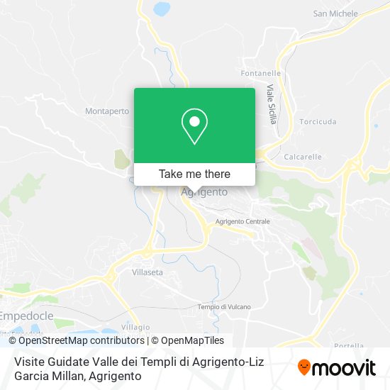 Visite Guidate Valle dei Templi di Agrigento-Liz Garcia Millan map