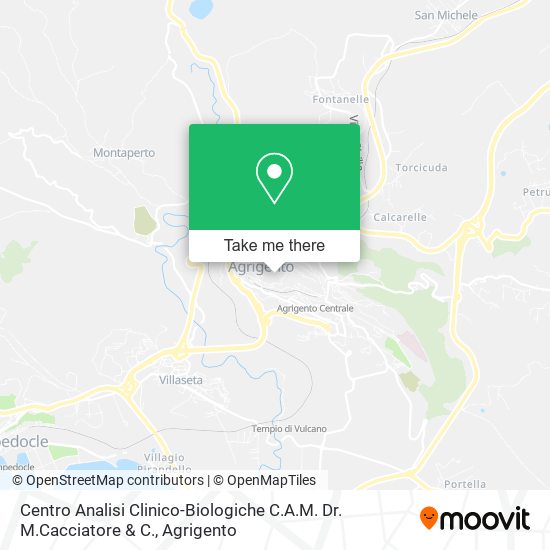 Centro Analisi Clinico-Biologiche C.A.M. Dr. M.Cacciatore & C. map