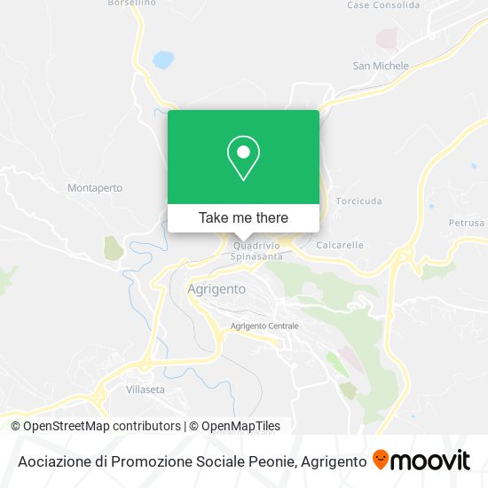 Aociazione di Promozione Sociale Peonie map