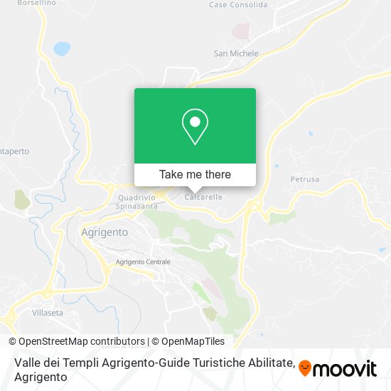 Valle dei Templi Agrigento-Guide Turistiche Abilitate map