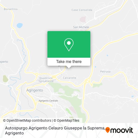 Autospurgo Agrigento Celauro Giuseppe la Suprema map