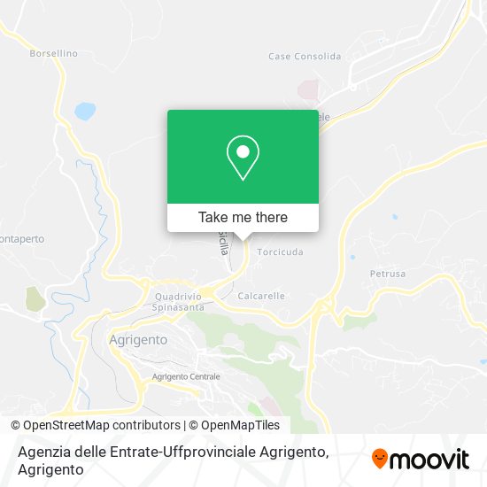 Agenzia delle Entrate-Uffprovinciale Agrigento map