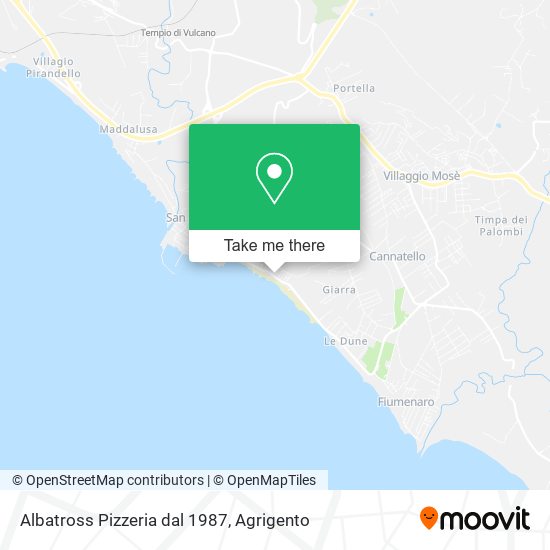 Albatross Pizzeria dal 1987 map
