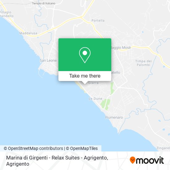 Marina di Girgenti - Relax Suites - Agrigento map