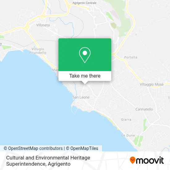Cultural and Environmental Heritage Superintendence map