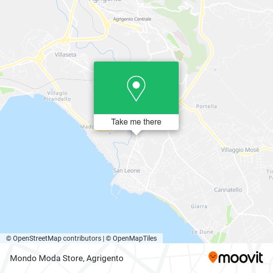 Mondo Moda Store map