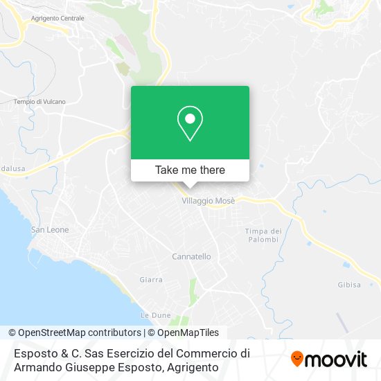 Esposto & C. Sas Esercizio del Commercio di Armando Giuseppe Esposto map