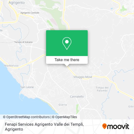 Fenapi Services Agrigento Valle dei Templi map