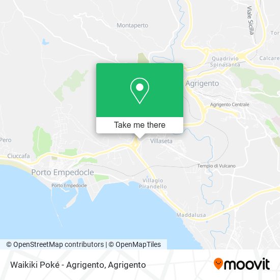 Waikiki Poké - Agrigento map