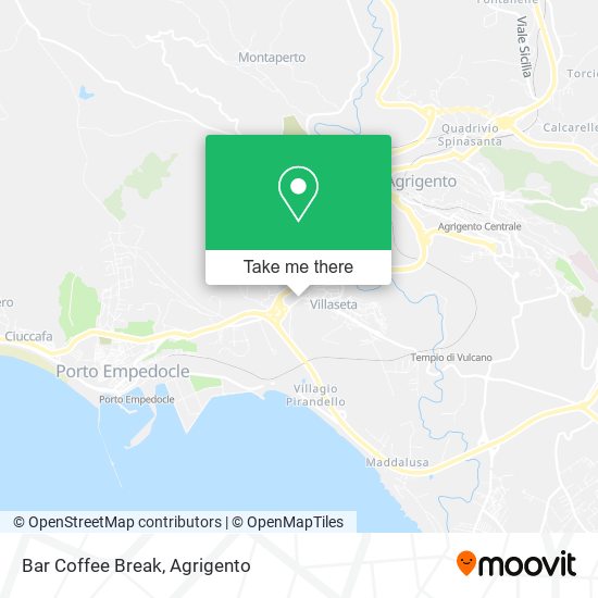 Bar Coffee Break map