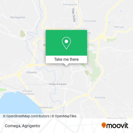 Comega map