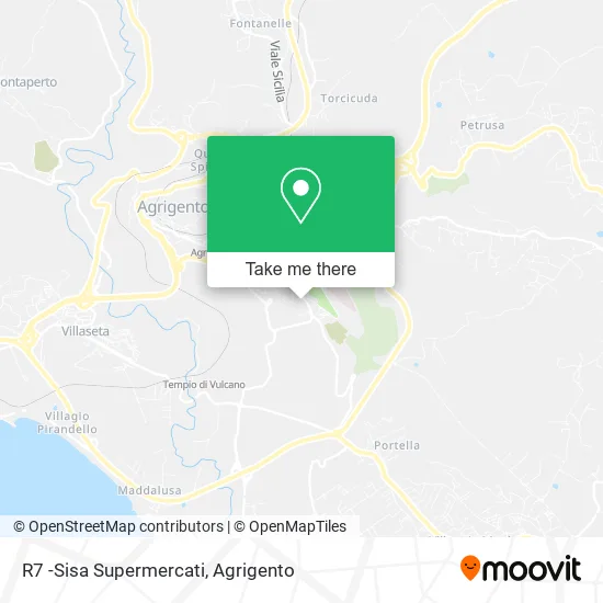 R7 -Sisa Supermarkets map