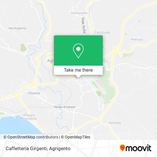 Caffetteria Girgenti map