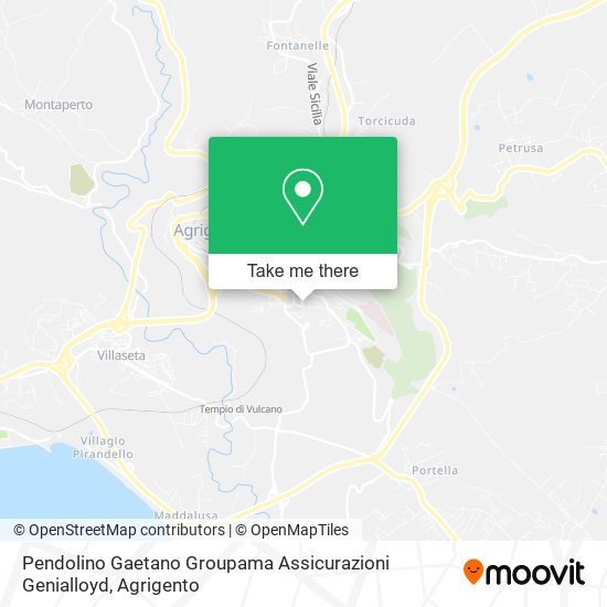 Pendolino Gaetano Groupama Assicurazioni Genialloyd map