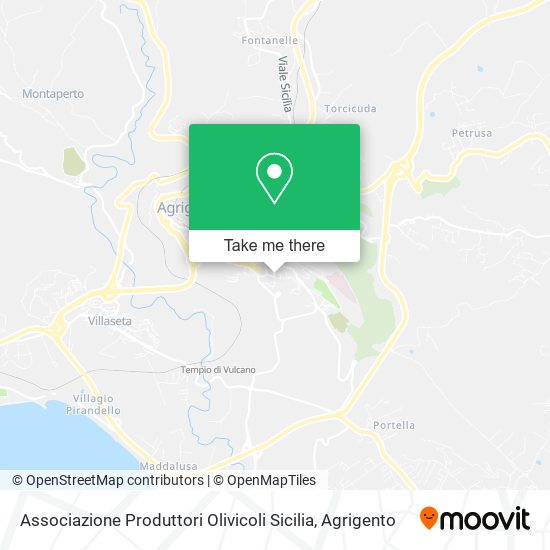 Associazione Produttori Olivicoli Sicilia map