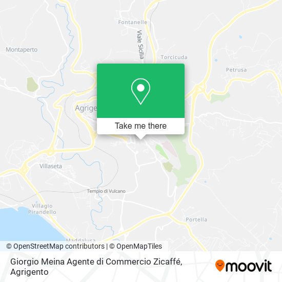 Giorgio Meina Agente di Commercio Zicaffé map