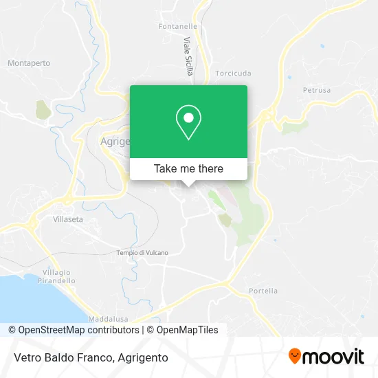 Vetro Baldo Franco map