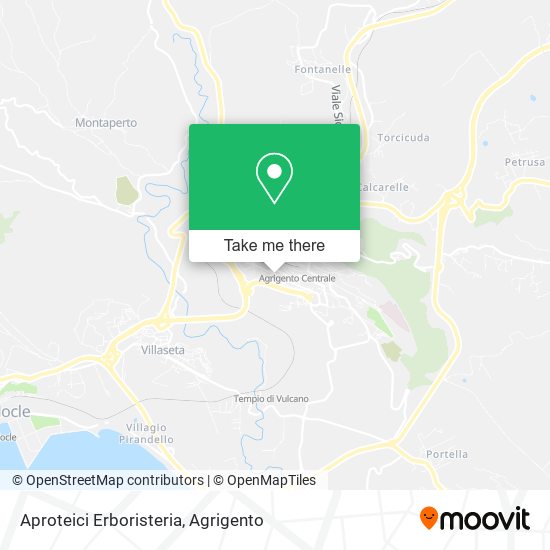 Aproteici Erboristeria map