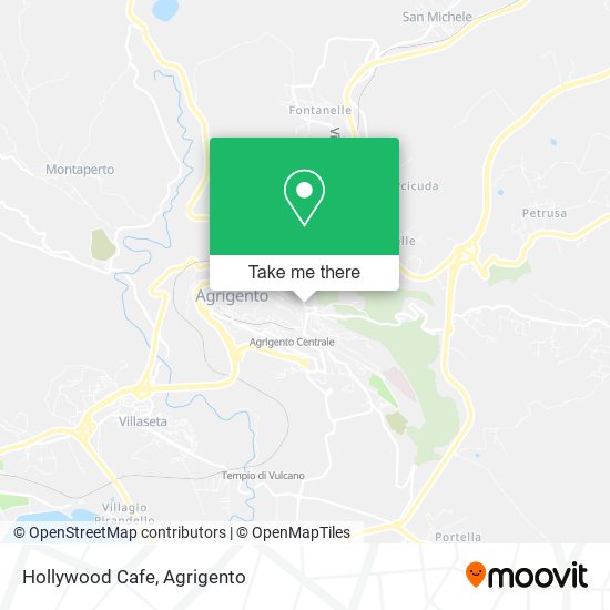 Hollywood Cafe map