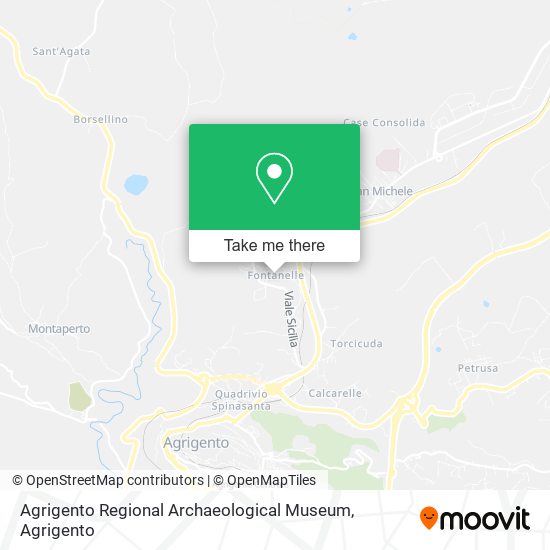 Agrigento Regional Archaeological Museum map
