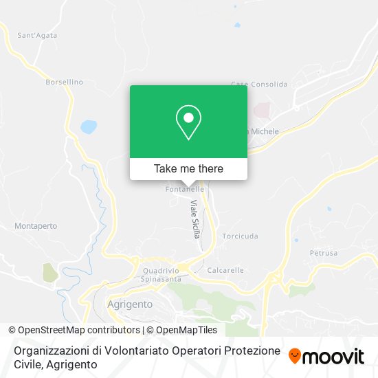 Organizzazioni di Volontariato Operatori Protezione Civile map