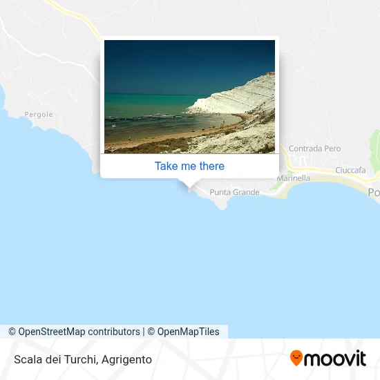 Scala dei Turchi map