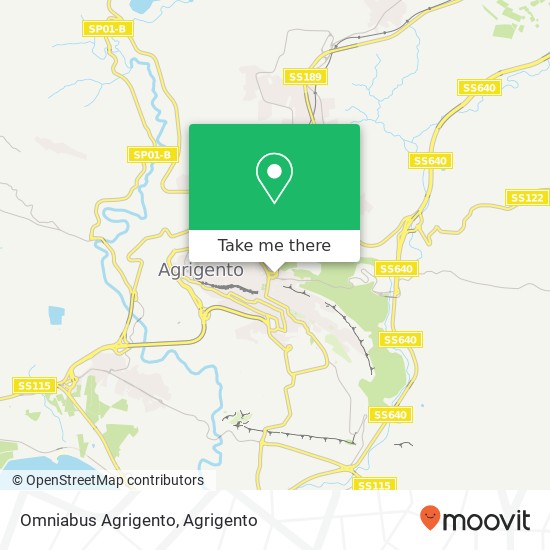 Omniabus Agrigento map