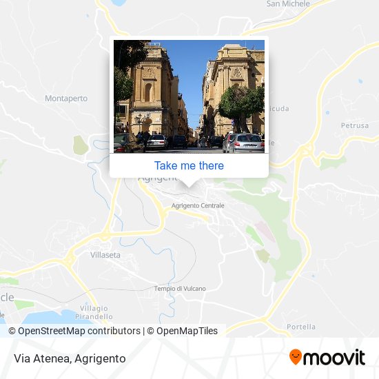 Via Atenea map