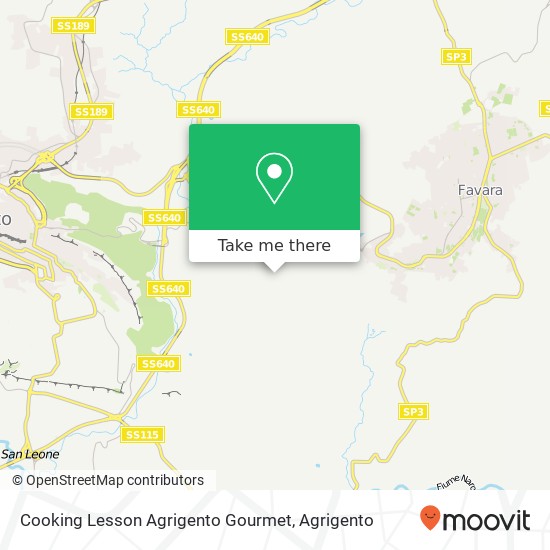 Cooking Lesson Agrigento Gourmet map