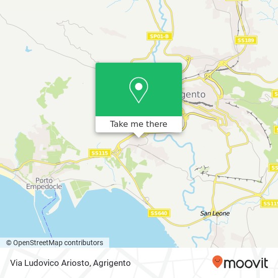 Via Ludovico Ariosto map